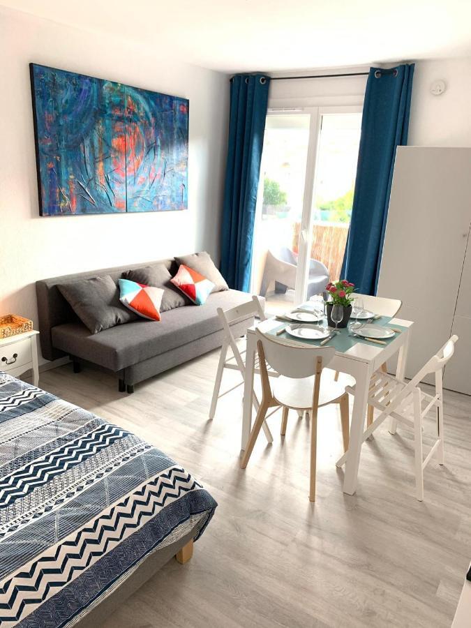 Charmant Studio Avec Climatisation Et Parking Perpignan Exterior foto